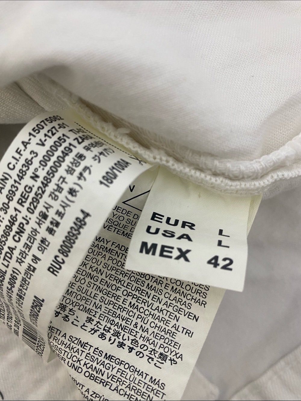 Zara White Men's Jacket - Picture 9 of 14